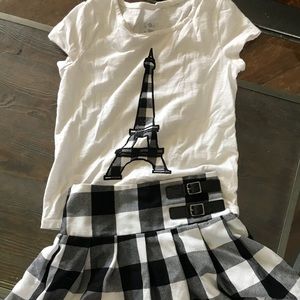 Justice girls skort set